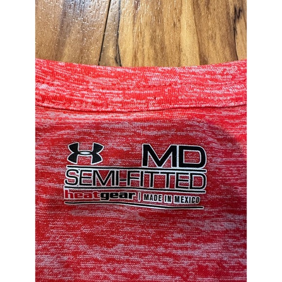 Under Armour Stanford University T-Shirt Women's Small Red Heather Activewear - Picture 2 of 9